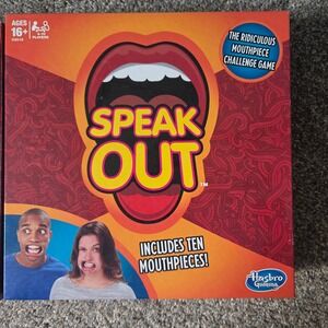Hasbro Speak Out The Ridiculous Mouthpiece Challenge Game 10 Mouthpiece 200 Card